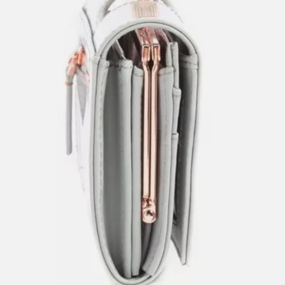 TED BAKER Felicee Grey Bobble Matinee Clutch Purse NWT - Picture 3 of 7